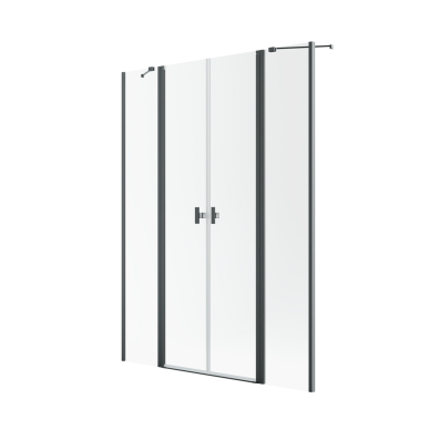 Radaway NES Brushed GunMetal DWD II dušo durys 1 Radaway NES Brushed GunMetal DWD II dušo durys 1