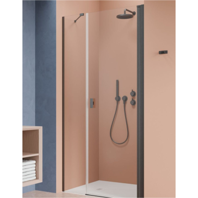 Radaway Nes Brushed GunMetal DWS dušo durys, skaidrus stiklas Radaway Nes Brushed GunMetal DWS dušo durys, skaidrus stiklas