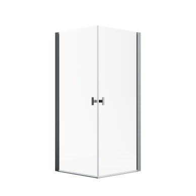 Radaway NES Brushed GunMetal KDD I kampinė dušo kabina, skaidrus stiklas 1