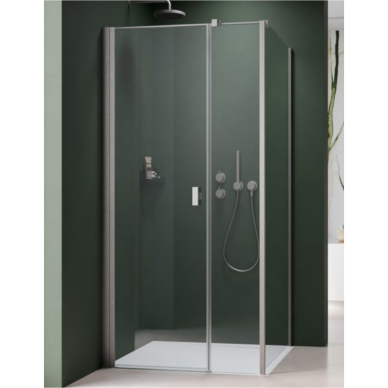 Radaway Nes Brushed Nickel KDS I kampinė dušo kabina, skaidrus stiklas Radaway Nes Brushed Nickel KDS I kampinė dušo kabina, skaidrus stiklas
