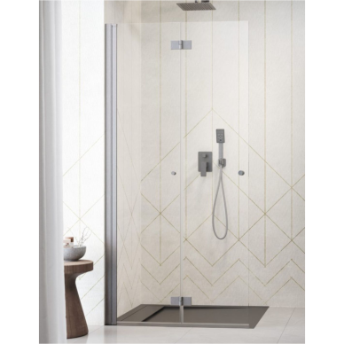 Radaway Nes Brushed Nickel Walk-in KDD B dušo kabina 1 Radaway Nes Brushed Nickel Walk-in KDD B dušo kabina 1