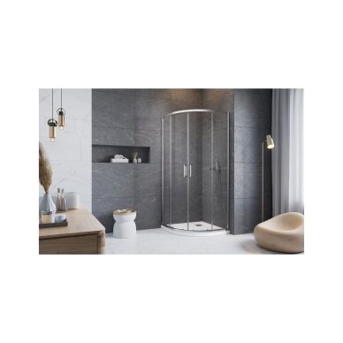 Radaway Premium Pro PDD pusapvalė dušo kabina, skaidrus stiklas 6 Radaway Premium Pro PDD pusapvalė dušo kabina, skaidrus stiklas 6