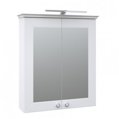 Raguvos Baldai Siesta veidrodinė spintelė 640x726 mm su LED apšvietimu