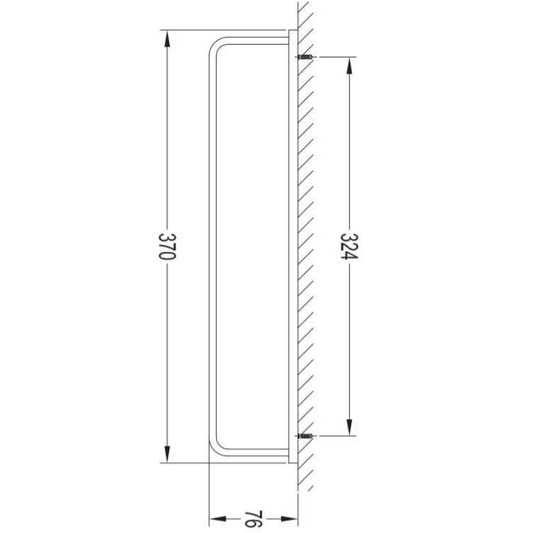 Rankšluosčių kabykla Darling DA70230BL 370 mm 1 Rankšluosčių kabykla Darling DA70230BL 370 mm 1