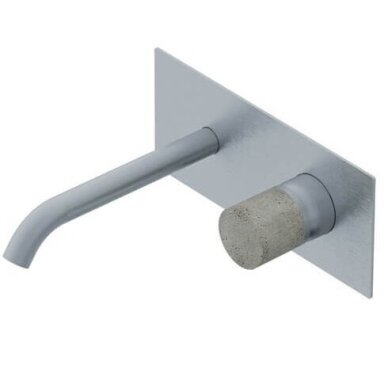 Ritmonio Diametro35 Inox Concrete praustuvo maišytuvas iš sienos su potinkine dalimi Ritmonio Diametro35 Inox Concrete praustuvo maišytuvas iš sienos su potinkine dalimi