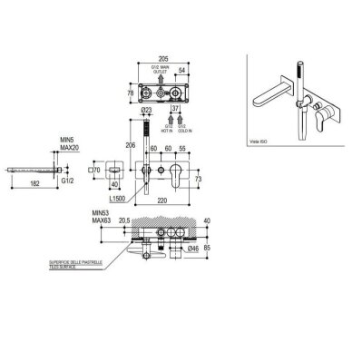Ritmonio Tab PR37EB101 vonios maišytuvas 2