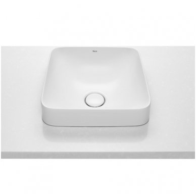 Roca Inspira Square pusiau įleidžiamas praustuvas 370x370 Roca Inspira Square pusiau įleidžiamas praustuvas 370x370