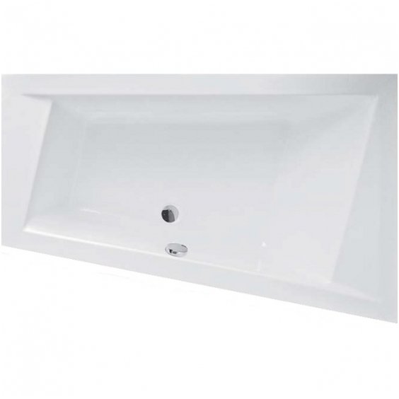 Roth asimetrinė vonia Kubic Asymmetric 1600x1030 mm 1 Roth asimetrinė vonia Kubic Asymmetric 1600x1030 mm 1
