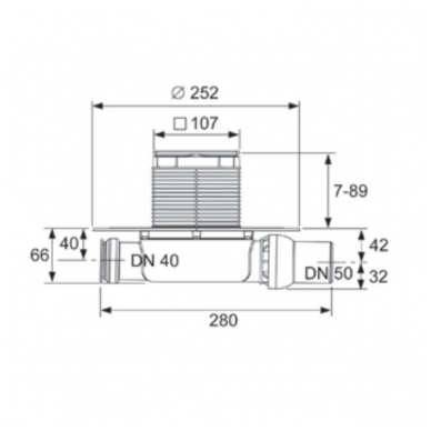 "Sauso" tipo trapo komplektas Tece Drainpoint S 112 2 "Sauso" tipo trapo komplektas Tece Drainpoint S 112 2