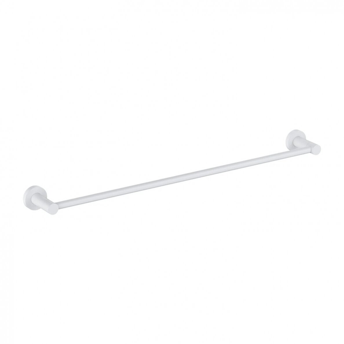Baltos matinės spalvos rankšluosčių kabykla Modern Project MP60216WM (60 cm)