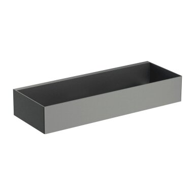 Grafito spalvos dušo lentynėlė Omnires Uni UN10335GR 30 x 5 x 11 cm Grafito spalvos dušo lentynėlė Omnires Uni UN10335GR 30 x 5 x 11 cm