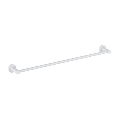 Baltos matinės spalvos rankšluosčių kabykla Modern Project MP60216WM (60 cm) Baltos matinės spalvos rankšluosčių kabykla Modern Project MP60216WM (60 cm)