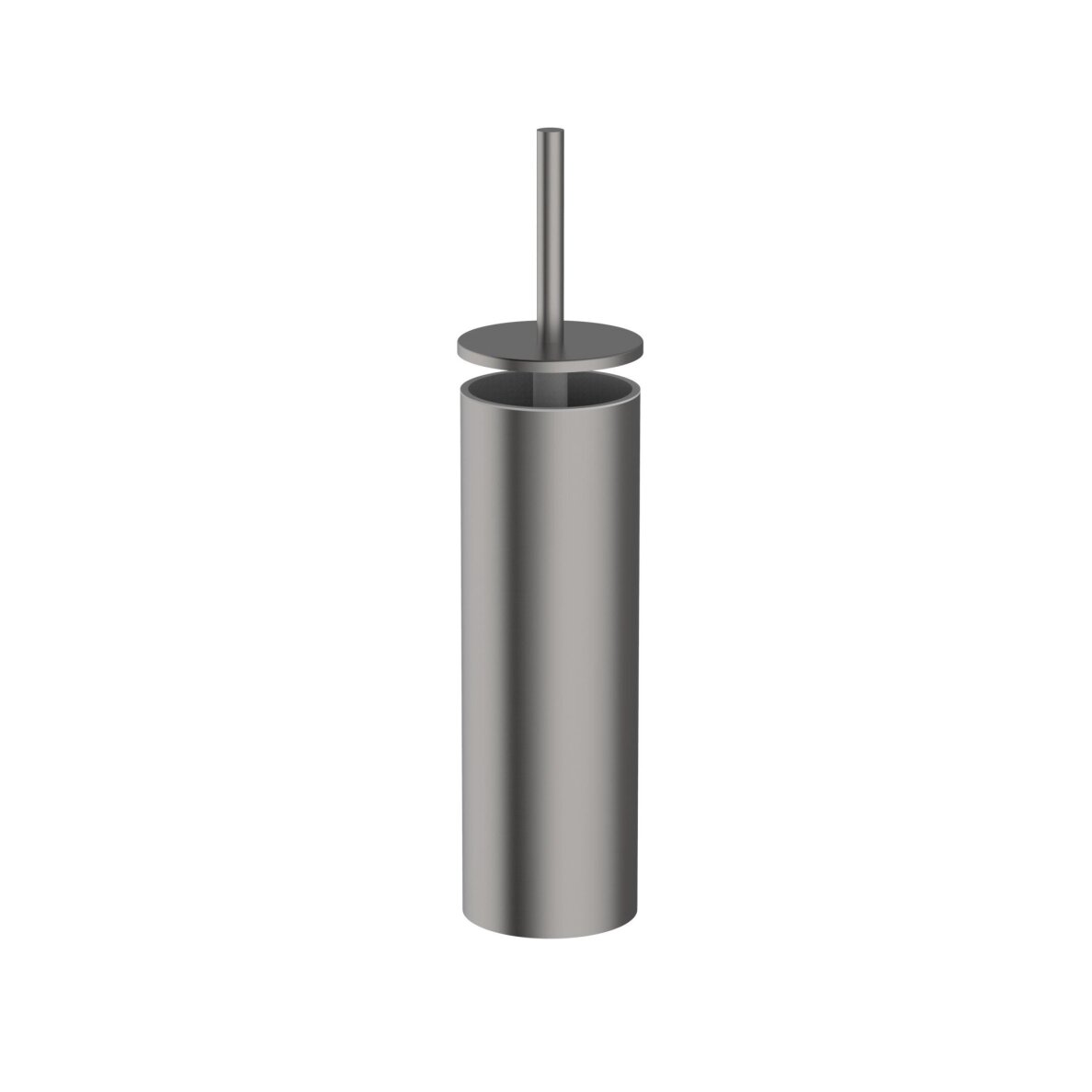 Brushed nickel spalvos pastatomas tualetinis šepetys Teorema ABT Brushed nickel spalvos pastatomas tualetinis šepetys Teorema ABT