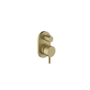 Soft brass spalvos potinkinė dušo sistema Teorema Forty5