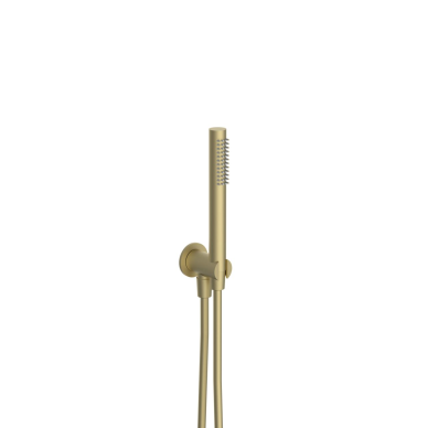 Soft Brass spalvos potinkinė dušo sistema Teorema LAB 3.0 3