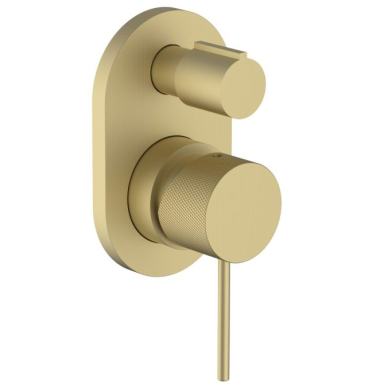 Soft Brass spalvos potinkinė dušo sistema Teorema LAB 3.0 1