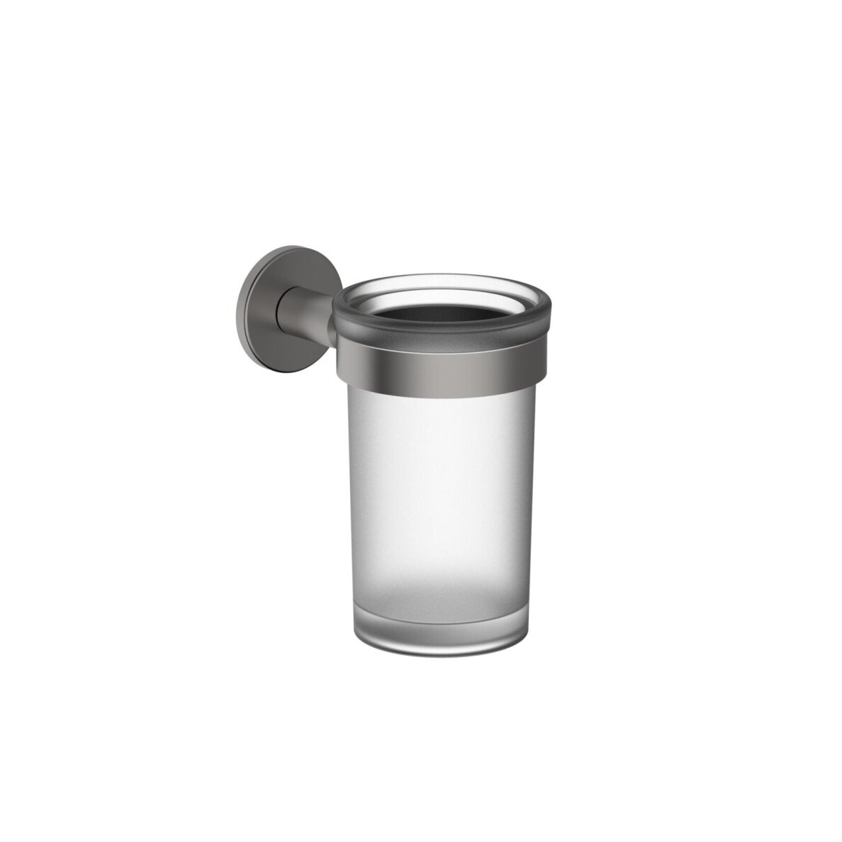 Stiklinė su laikikliu iš sienos Teorema ABT (brushed nickel/stiklas) Stiklinė su laikikliu iš sienos Teorema ABT (brushed nickel/stiklas)