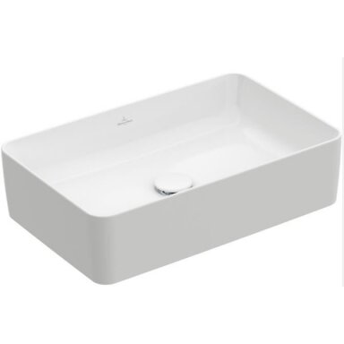 Stačiakampis pastatomas ant stalviršio praustuvas Villeroy&Boch Collaro 56x36cm Stačiakampis pastatomas ant stalviršio praustuvas Villeroy&Boch Collaro 56x36cm