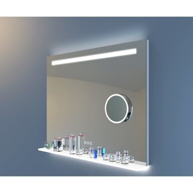 Stačiakampis veidrodis su LED apšvietimu BERLIN 120 x 70 cm Stačiakampis veidrodis su LED apšvietimu BERLIN 120 x 70 cm
