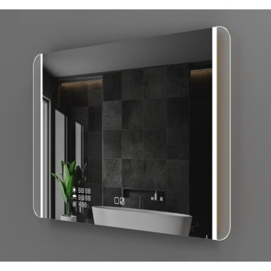 Stačiakampis veidrodis su LED apšvietimu NAVARRE 100 x 70 cm Stačiakampis veidrodis su LED apšvietimu NAVARRE 100 x 70 cm