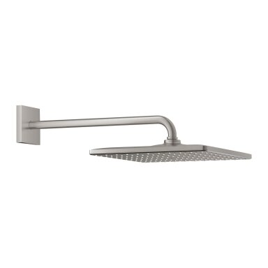 Stacionari dušo galva su laikikliu Grohe RAINSHOWER MONO 310 CUBE, nerūdijančio plieno spalvos Stacionari dušo galva su laikikliu Grohe RAINSHOWER MONO 310 CUBE, nerūdijančio plieno spalvos