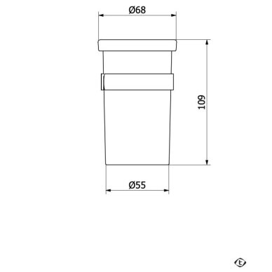 Pastatoma dantų šepetėlių stiklinė Teorema ABT (brushed nickel/stiklas) 1 Pastatoma dantų šepetėlių stiklinė Teorema ABT (brushed nickel/stiklas) 1