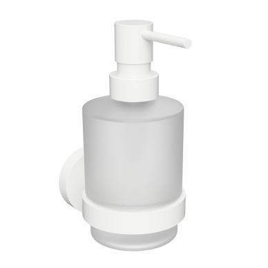 Stiklinis muilo dozatorius Bemeta MINI White Stiklinis muilo dozatorius Bemeta MINI White