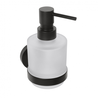 Stiklinis muilo dozatorius Bemeta MINI Dark