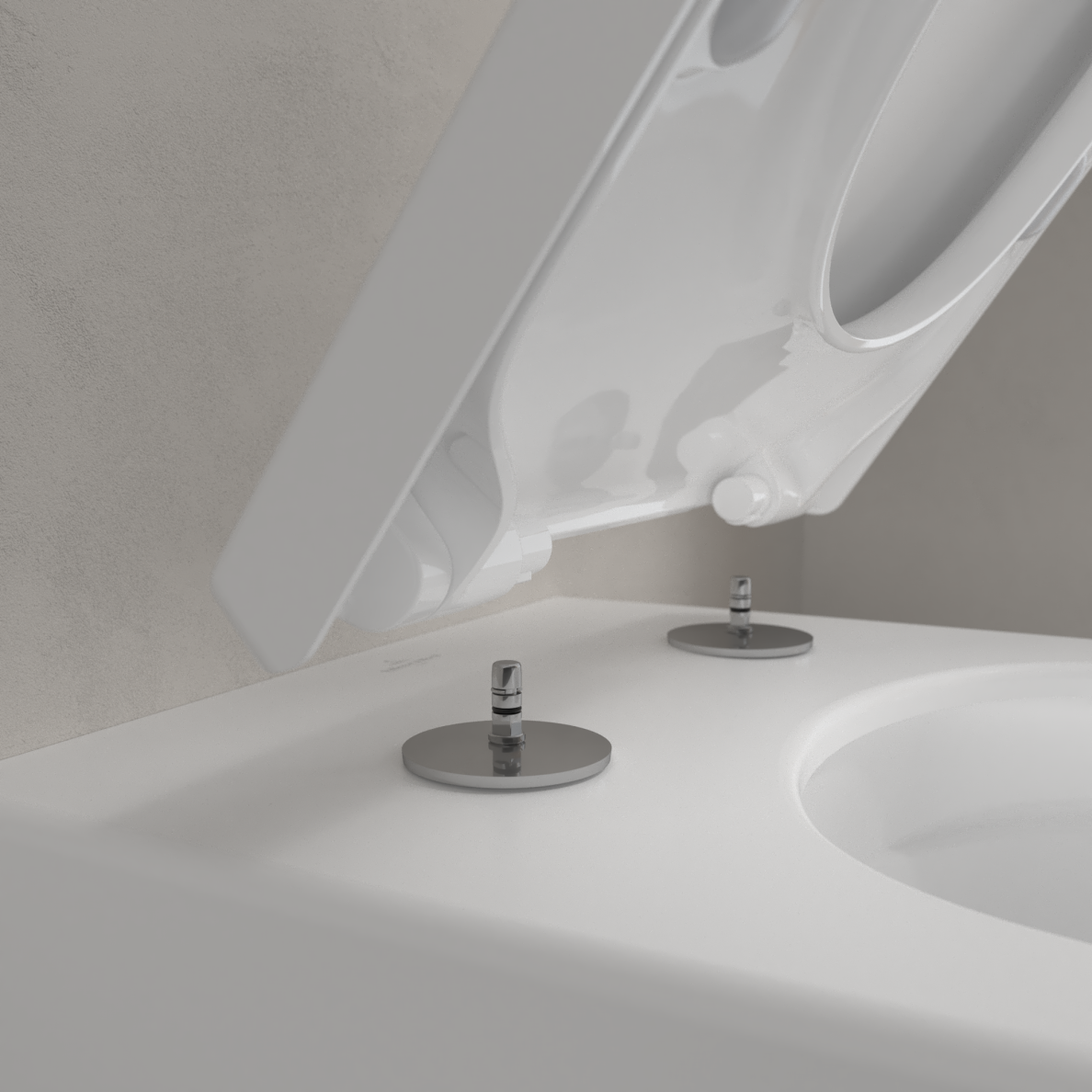 Villeroy & Boch Subway 3.0 pakabinamo unitazo komplektas, baltas matinis  su C+ danga 3