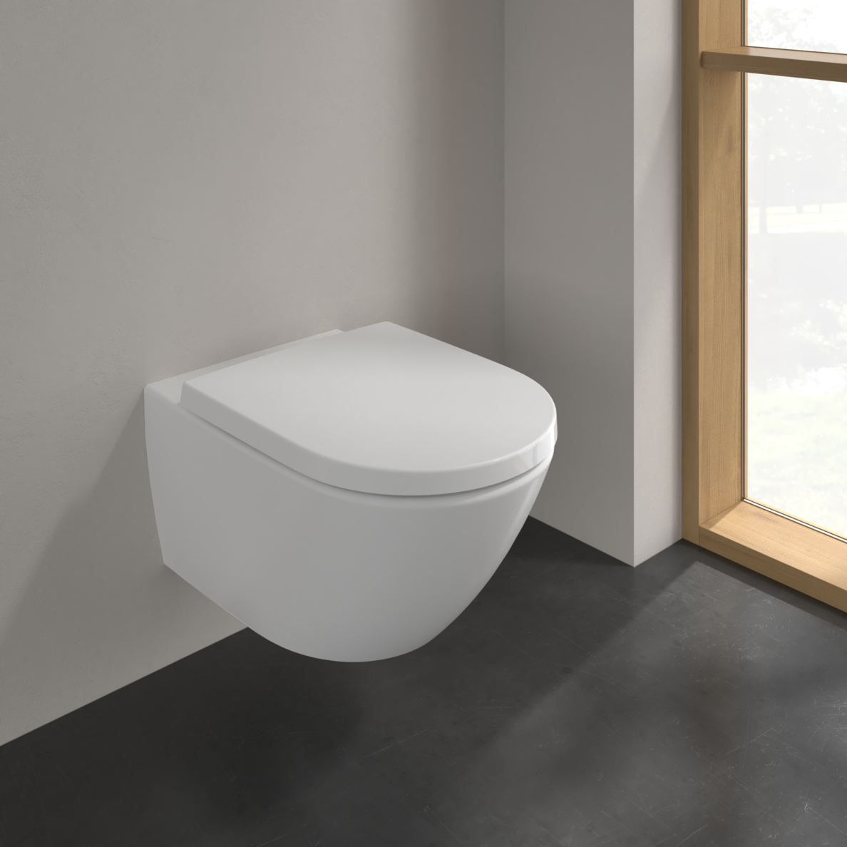 Villeroy & Boch Subway 3.0 pakabinamo unitazo komplektas, baltas matinis su C+ danga Villeroy & Boch Subway 3.0 pakabinamo unitazo komplektas, baltas matinis su C+ danga