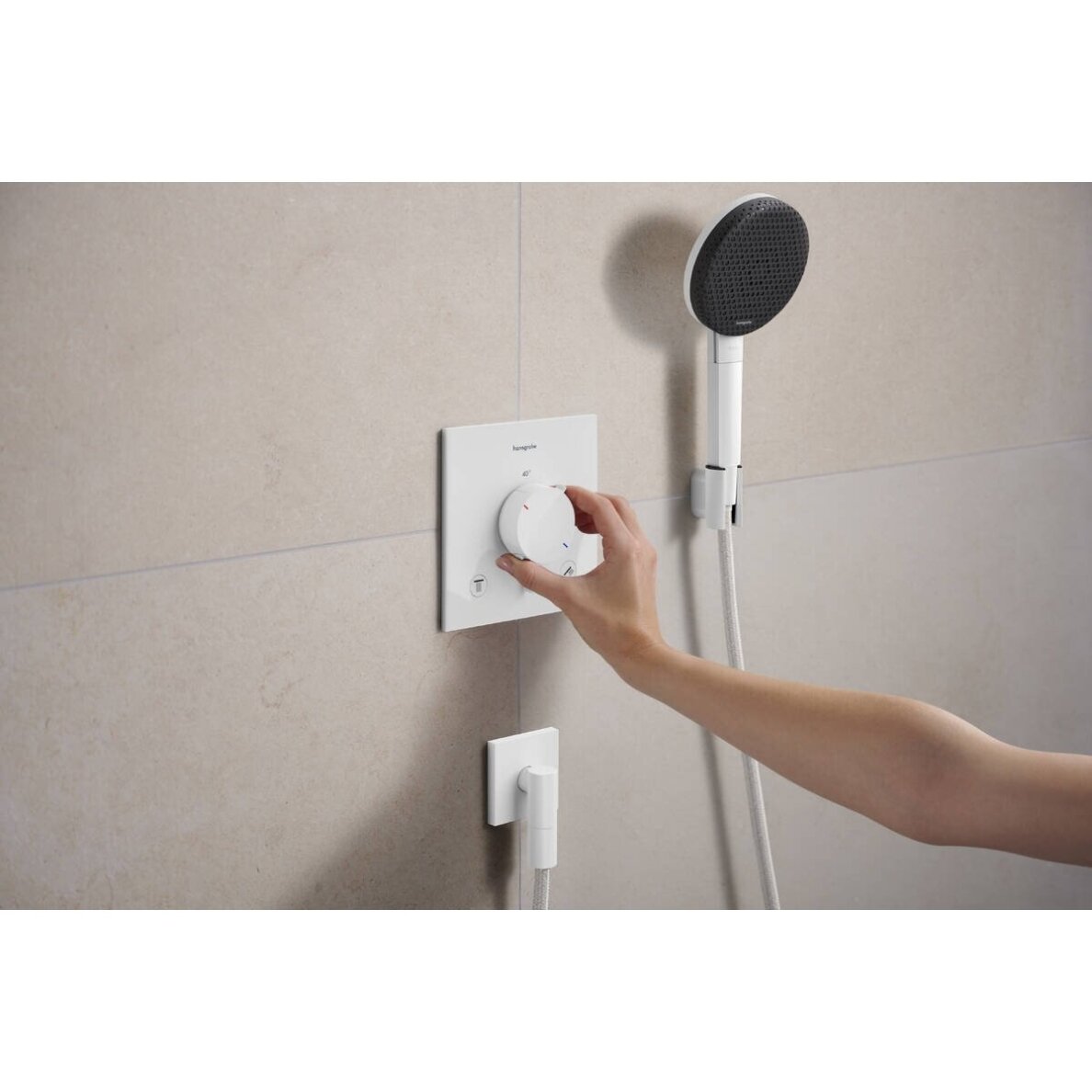 Termostatinis dušo maišytuvas Hansgrohe Ecostat Comfort E, 2 funkcijų 2