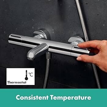 Termostatinis vonios/dušo maišytuvas Hansgrohe Ecostat Element 1 Termostatinis vonios/dušo maišytuvas Hansgrohe Ecostat Element 1