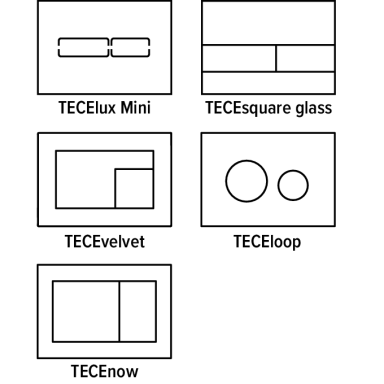 TECE rėmelis II WC higieninėms tabletėms skirtas plokštelėms TECE rėmelis II WC higieninėms tabletėms skirtas plokštelėms