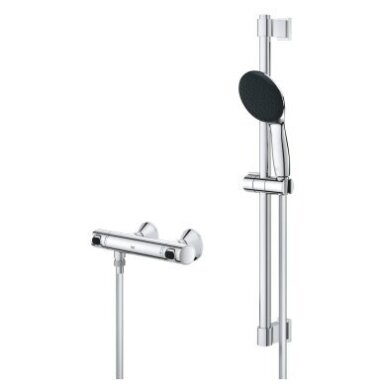 Termostatinis dušo komplektas GROHE QUICKFIX PRECISION FLOW, chromo