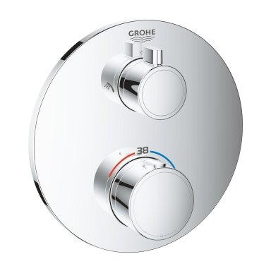 Termostatinis maišytuvas dušui Grohe GROHTHERM 24076000 Termostatinis maišytuvas dušui Grohe GROHTHERM 24076000