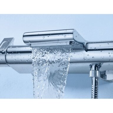 Termostatinis maišytuvas voniai Grohe Grohetherm 2000 su lentynėle Termostatinis maišytuvas voniai Grohe Grohetherm 2000 su lentynėle