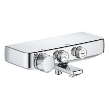 Termostatinis vonios/dušo maišytuvas Grohe Grohtherm SmartControl su lentynėle Termostatinis vonios/dušo maišytuvas Grohe Grohtherm SmartControl su lentynėle
