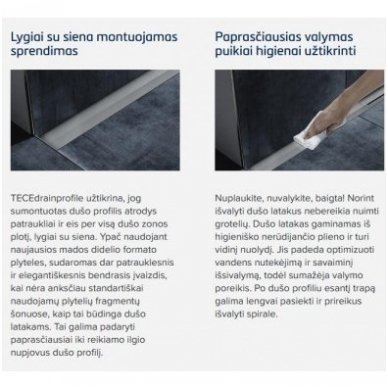 Tece Drainprofile dušo latako komplektas 3 in 1 3 Tece Drainprofile dušo latako komplektas 3 in 1 3