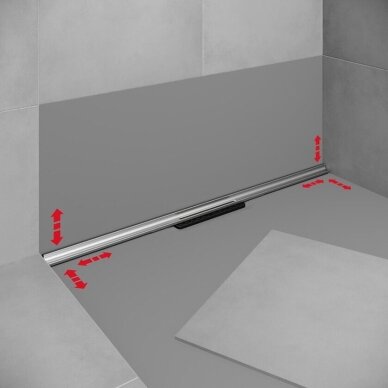 TECEdrainway dušo profilis, nerūdijantis plienas, padengtas spalva, matinė žalvario 1600mm 6