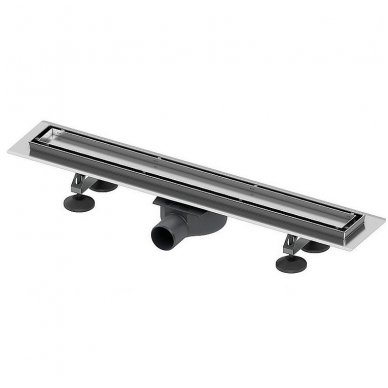 TECE linus dušo latako komplektas su dvipusėmis grotelėmis „steel/plate“ "2 in 1" 3