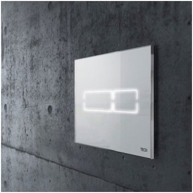 TECElux Mini vandens nuleidimo klavišas "touch-free" komplekte su transformatoriumi