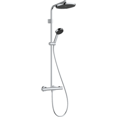 Termostatinė dušo sistema HANSGROHE Activera S 240, 1 srovės, EcoSmart, spalva - chromo