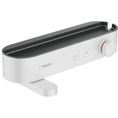 Termostatinis vonios maišytuvas Hansgrohe ShowerTablet Select, baltas matinis Termostatinis vonios maišytuvas Hansgrohe ShowerTablet Select, baltas matinis