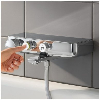 Termostatinis vonios/dušo maišytuvas Grohe Grohtherm SmartControl su lentynėle 1