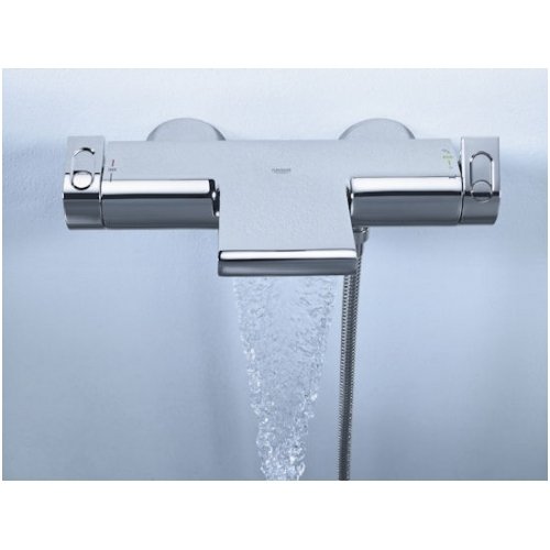 Termostatinis maišytuvas voniai su krioklio tipo srove Grohe Grohetherm 2000 New