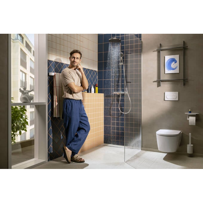 Termostatinė dušo sistema HANSGROHE Activera S 240, 1 srovės, EcoSmart, spalva - chromo 2 Termostatinė dušo sistema HANSGROHE Activera S 240, 1 srovės, EcoSmart, spalva - chromo 2
