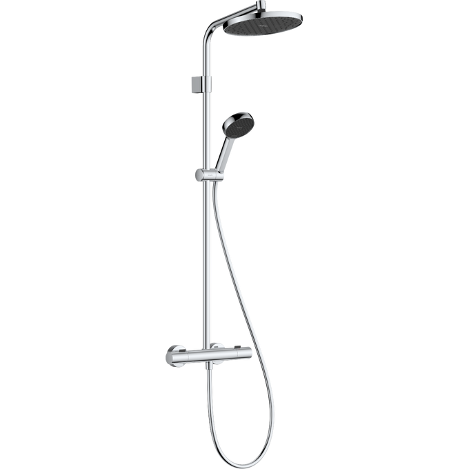Termostatinė dušo sistema HANSGROHE Activera S 240, 1 srovės, EcoSmart, spalva - chromo Termostatinė dušo sistema HANSGROHE Activera S 240, 1 srovės, EcoSmart, spalva - chromo