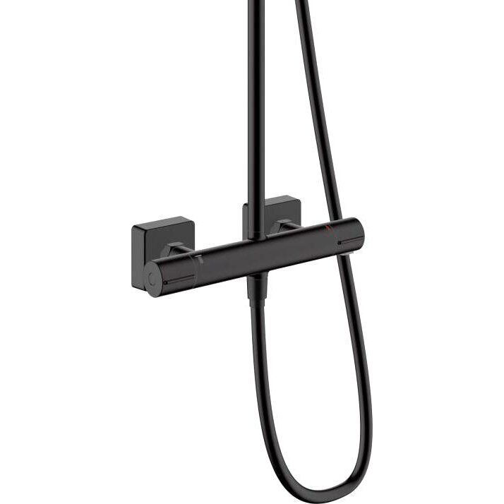 Termostatinė dušo sistema Hansgrohe 230, juoda matinė 2