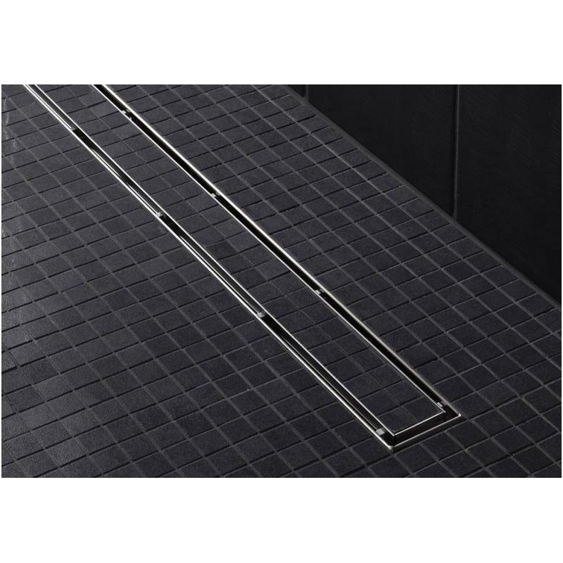 TECE linus dušo latako komplektas su dvipusėmis grotelėmis „steel/plate“ "2 in 1"