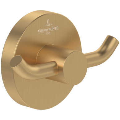 Villeroy&Boch Elements - Tender dvigubas rankšluosčių kabliukas, 76x32x54mm mm, pasirinkite spalvą 7